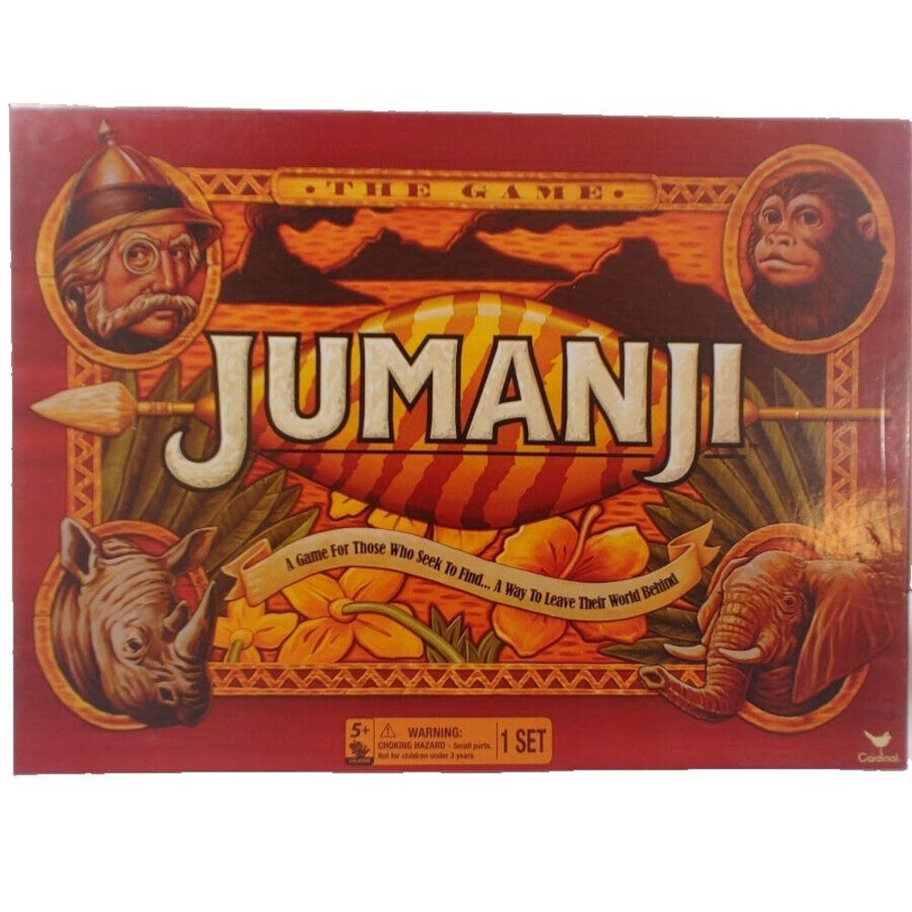 JUMANJI CLASSIC Movie Book Adventure Board Game Night Toys Fantasy 2017